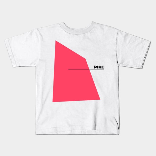 Pike Peak Kids T-Shirt by wemerge